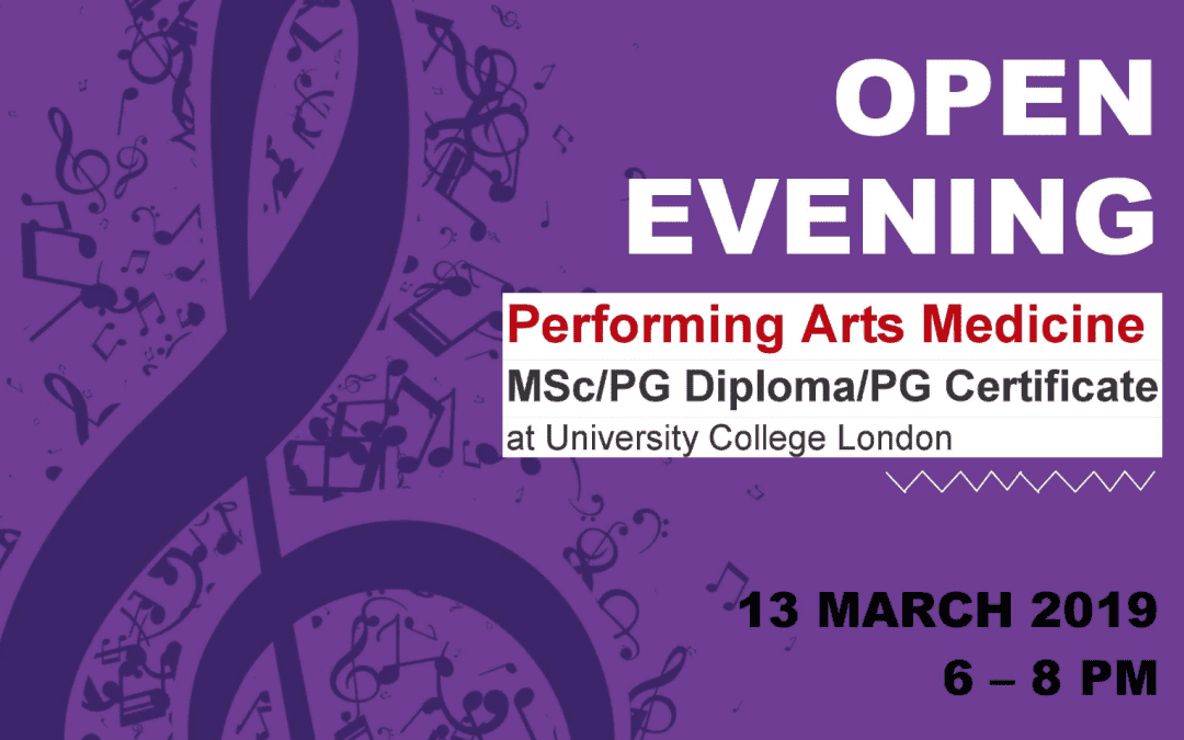 Open Evening for Performing Arts Medicine Course