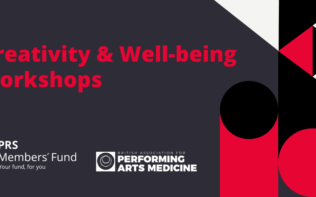 Creativity and Wellbeing Training Sessions with PRS Members’ Fund
