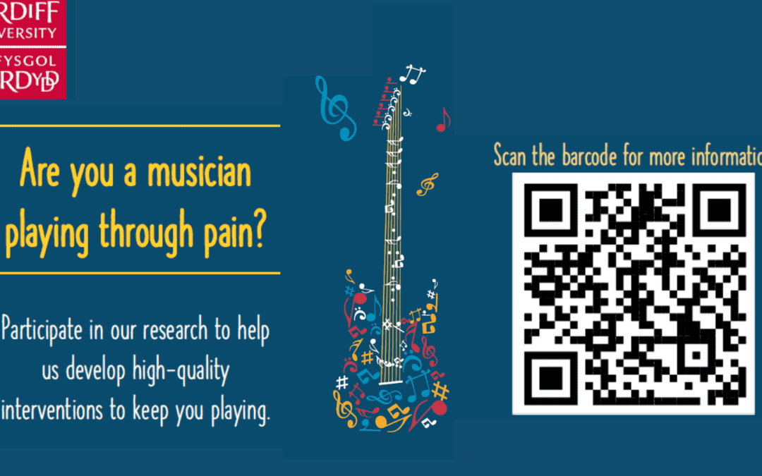 Musician playing through pain