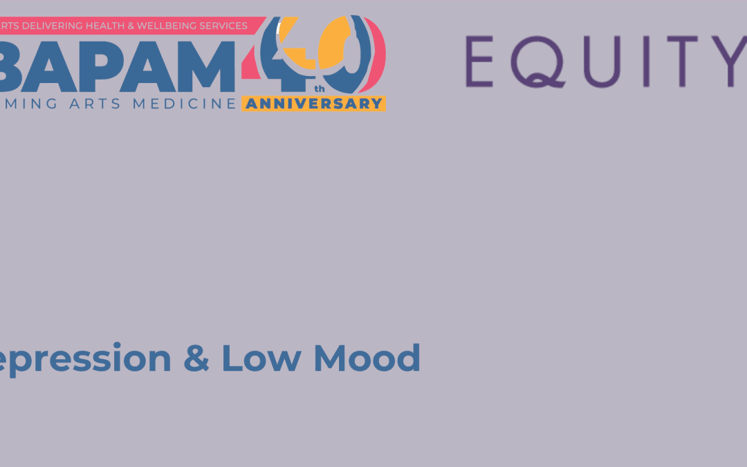 BAPAM & Equity Psychological Support Group: Depression & Low Mood