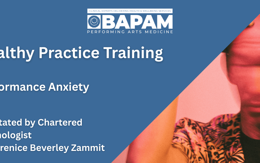 BAPAM Training: Performance Anxiety