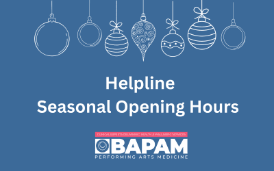 Helpline Seasonal Opening Hours