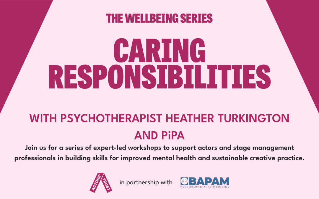 BAPAM performing arts healthcare resource graphic